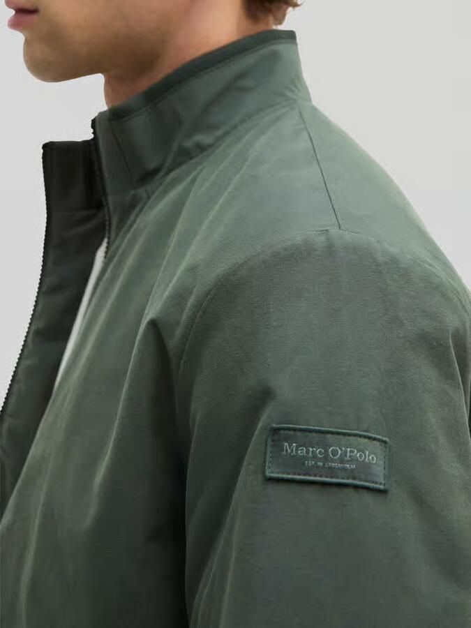 Marc O'Polo regular fit blouson van katoenmix met opstaande kraag