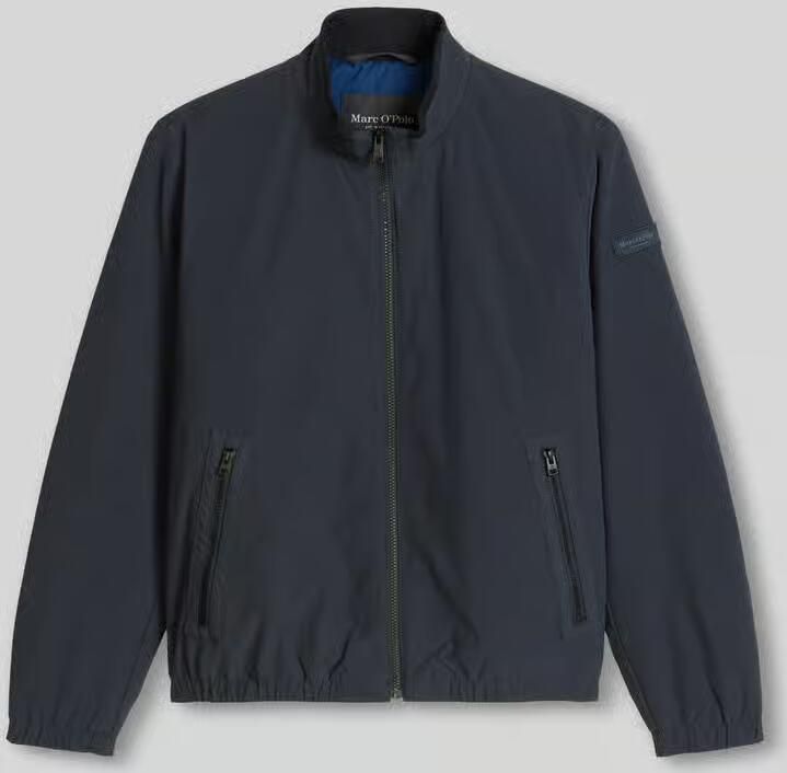Marc O'Polo regular fit blouson van katoenmix met opstaande kraag - Foto 2