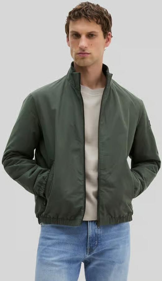 Marc O'Polo regular fit blouson van katoenmix met opstaande kraag - Foto 2