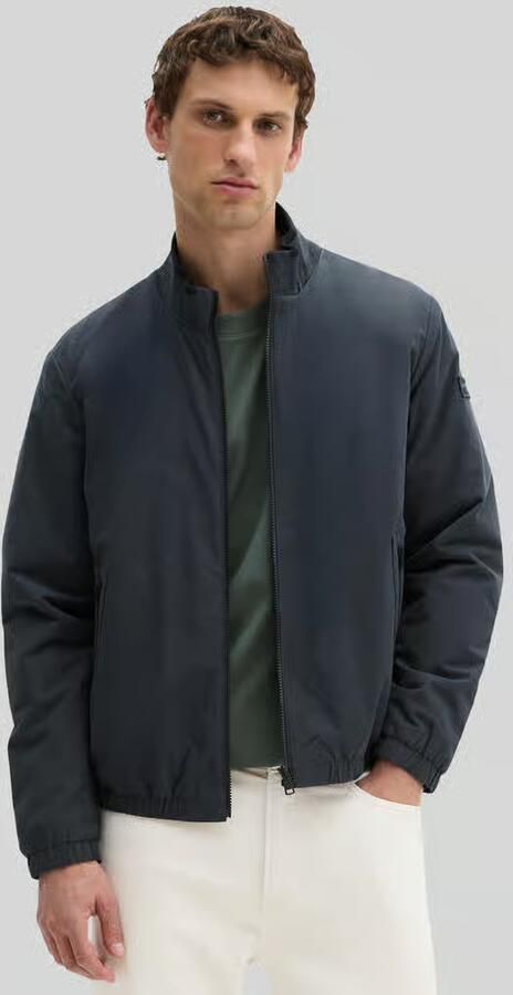 Marc O'Polo regular fit blouson van katoenmix met opstaande kraag - Foto 3