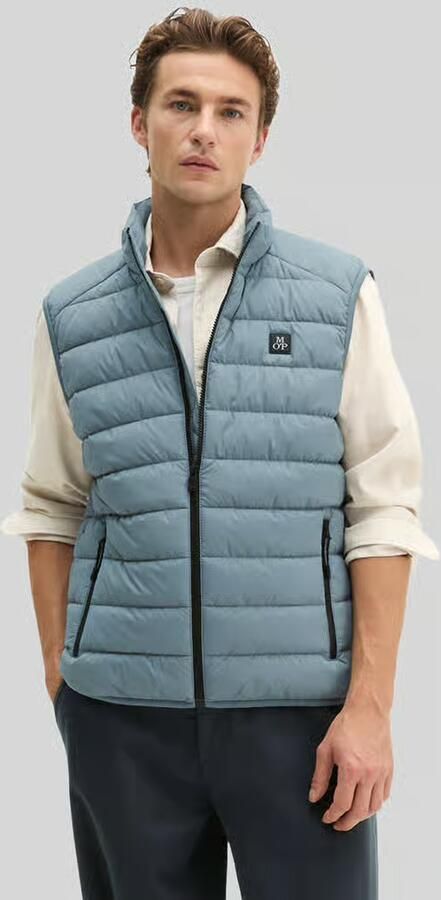 Marc O'Polo Regular fit bodywarmer met logopatch - Foto 3