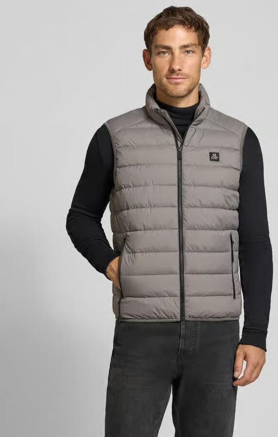 Marc O'Polo Regular fit bodywarmer met logopatch - Foto 3