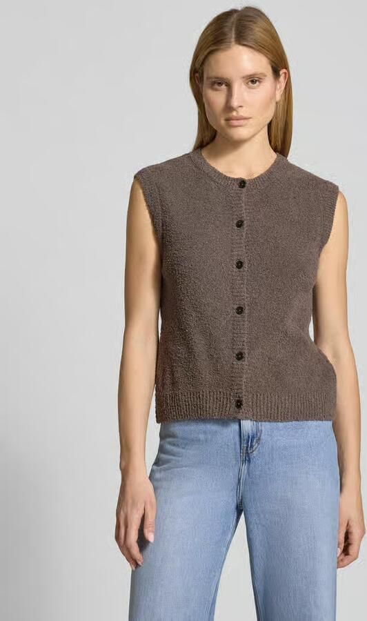 Marc O'Polo Regular fit bodywarmer van badstof - Foto 2