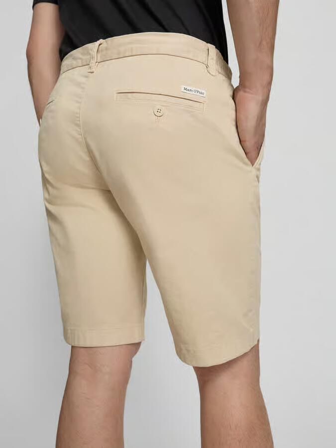 Marc O'Polo regular fit chino-shorts van katoenmix