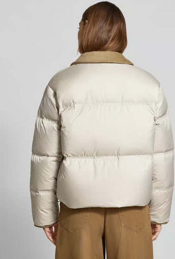 Marc O'Polo Regular fit donsjack met platte kraag van corduroy