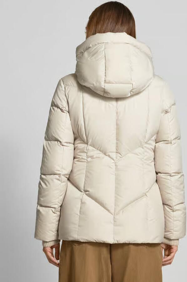 Marc O'Polo Regular fit donsjack met labelprint