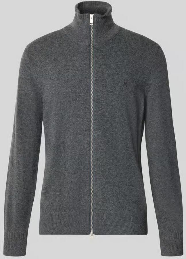 Marc O'Polo Regular fit gebreid jack van katoenmix