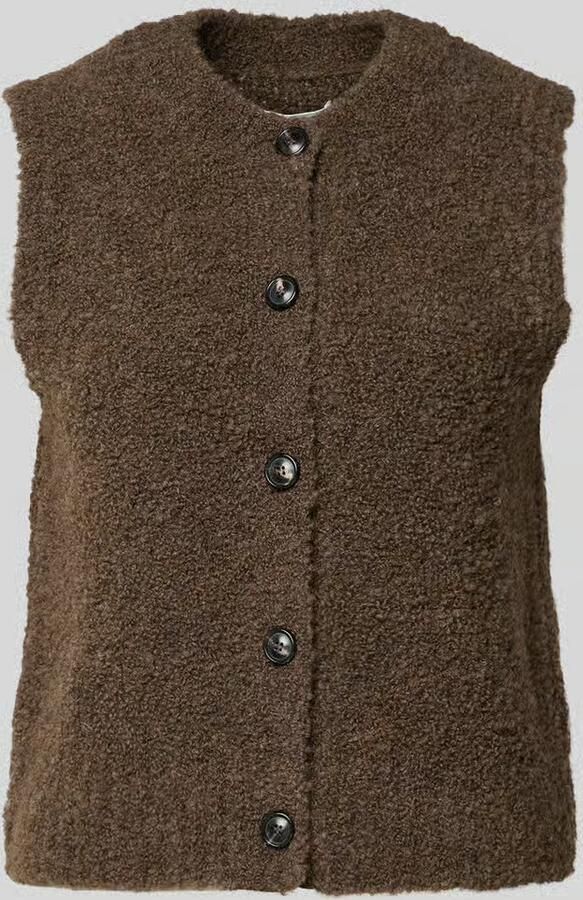 Marc O'Polo Regular fit mouwloos vest van een mix van wol en alpaca - Foto 2