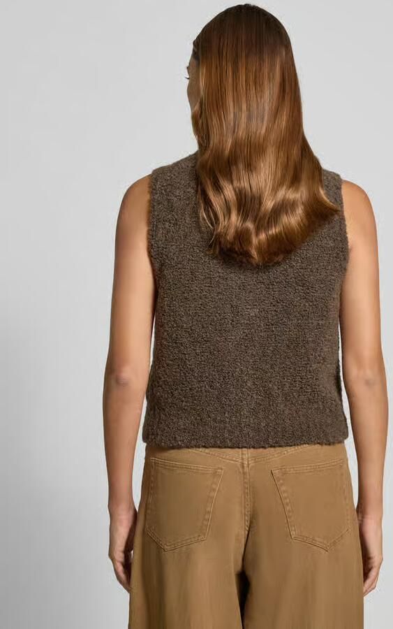 Marc O'Polo Regular fit mouwloos vest van een mix van wol en alpaca - Foto 3
