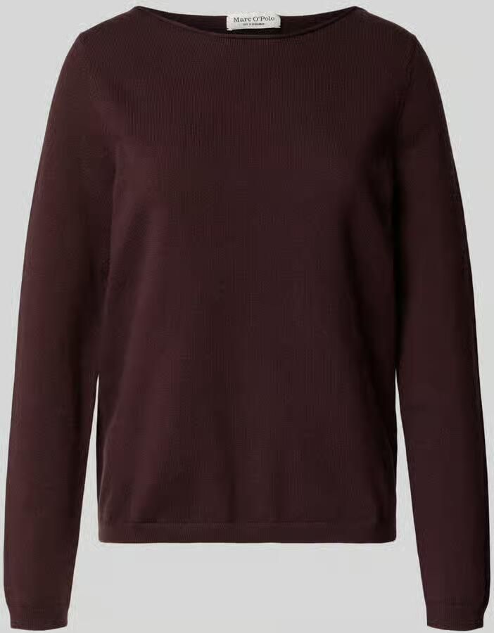 Marc O'Polo Regular fit gebreide pullover met scheerwol