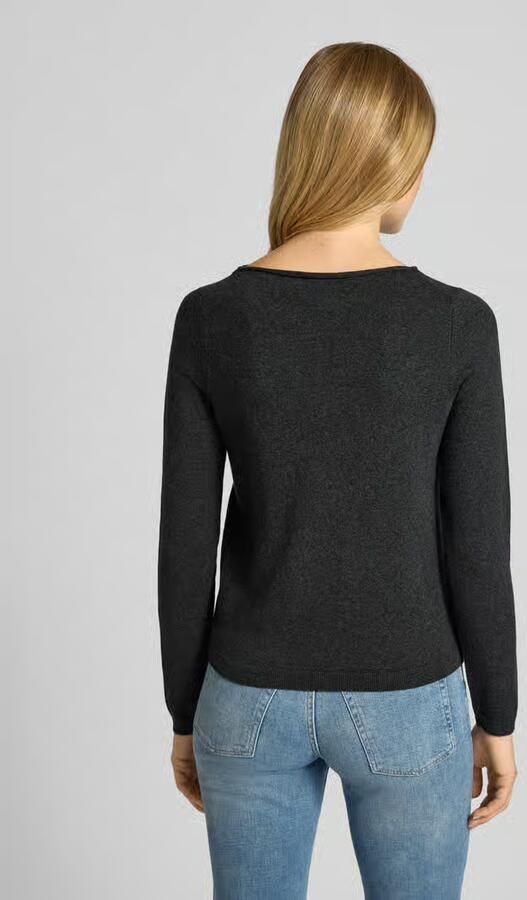 Marc O'Polo Regular fit gebreide pullover met scheerwol