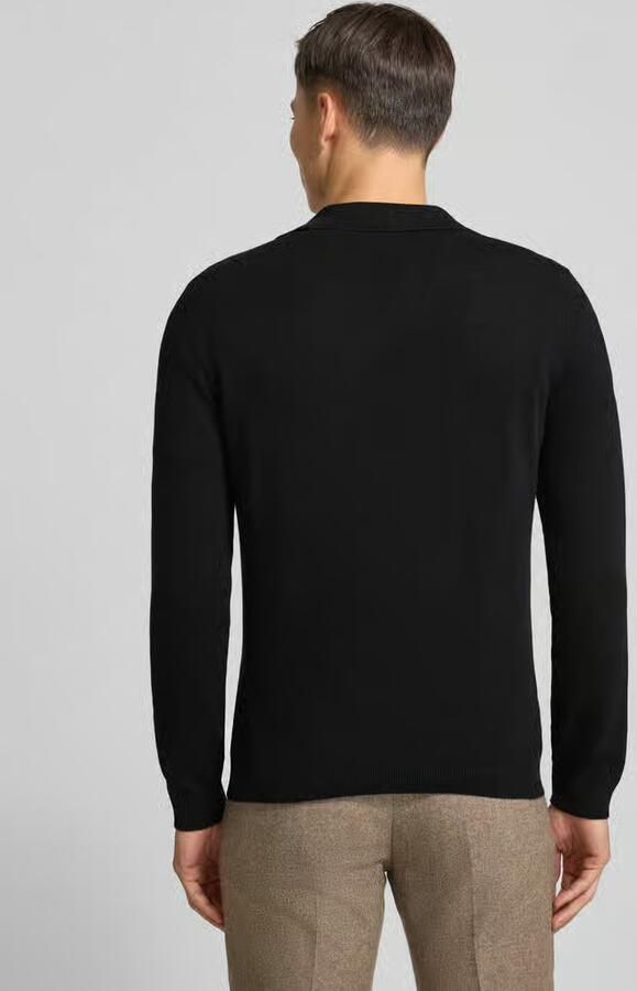 Marc O'Polo Regular fit gebreide pullover van een mix van katoen en scheerwol