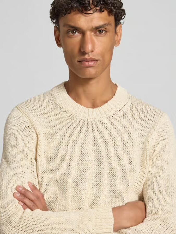 Marc O'Polo regular fit gebreide pullover van katoenmix