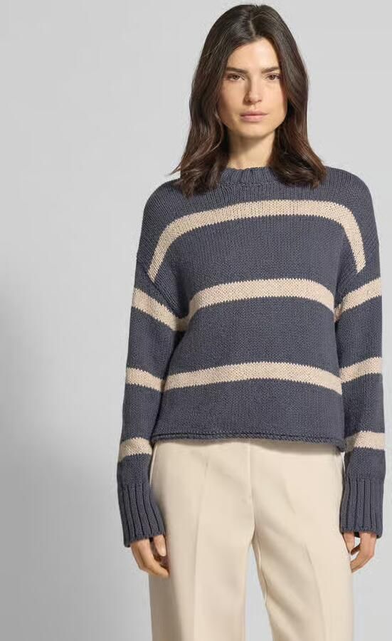 Marc O'Polo Regular fit gebreide pullover van katoenmix - Foto 3