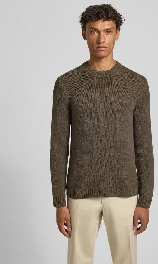 Marc O'Polo regular fit gebreide pullover van katoenmix - Foto 3