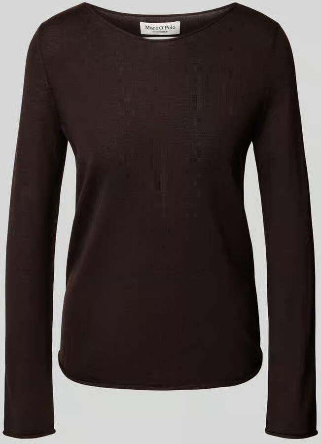 Marc O'Polo Regular fit gebreide pullover van zuivere scheerwol