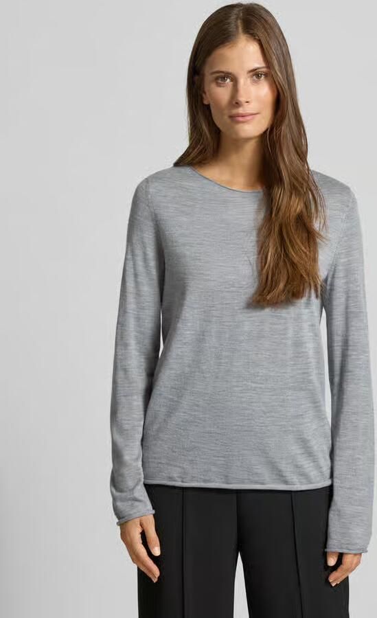 Marc O'Polo Regular fit gebreide pullover van scheerwol - Foto 2