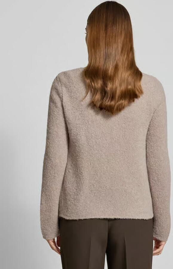 Marc O'Polo Regular fit gebreide pullover van scheerwolmix met alpaca