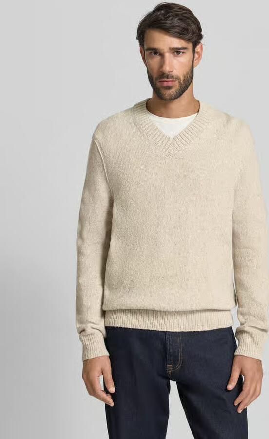 Marc O'Polo Regular fit gebreide pullover van wolmix - Foto 2
