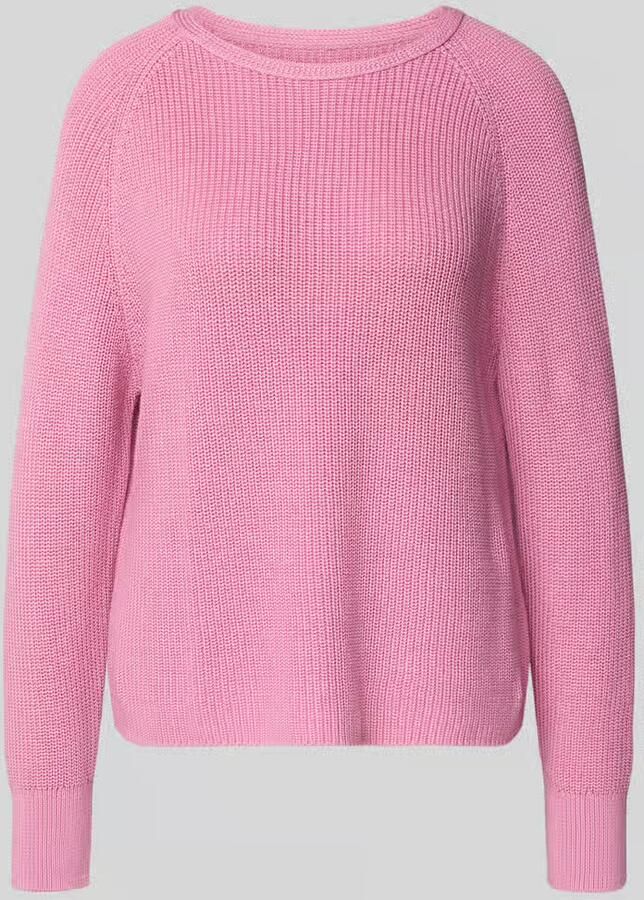Marc O'Polo Regular fit gebreide pullover van zuiver katoen