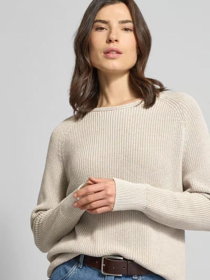Marc O'Polo Regular fit gebreide pullover van zuiver katoen - Foto 2