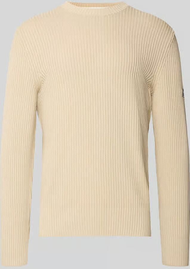 Marc O'Polo Regular fit gebreide pullover van zuiver katoen