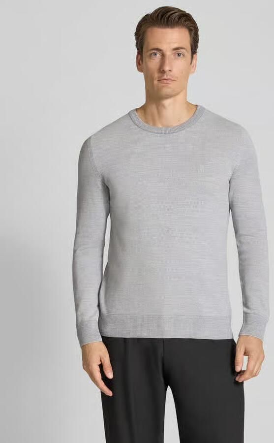 Marc O'Polo Regular fit gebreide pullover van zuiver katoen - Foto 2