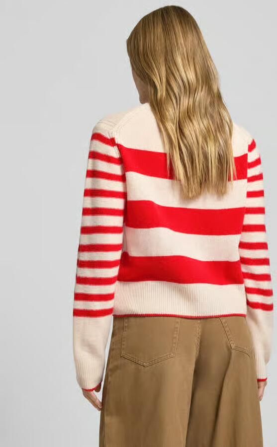 Marc O'Polo Regular fit gebreide pullover van zuivere scheerwol