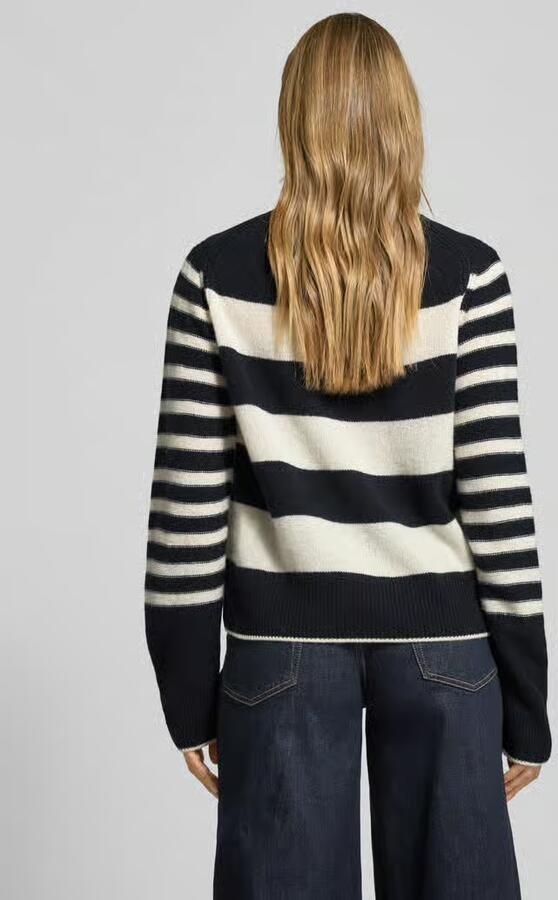 Marc O'Polo Regular fit gebreide pullover van zuivere scheerwol