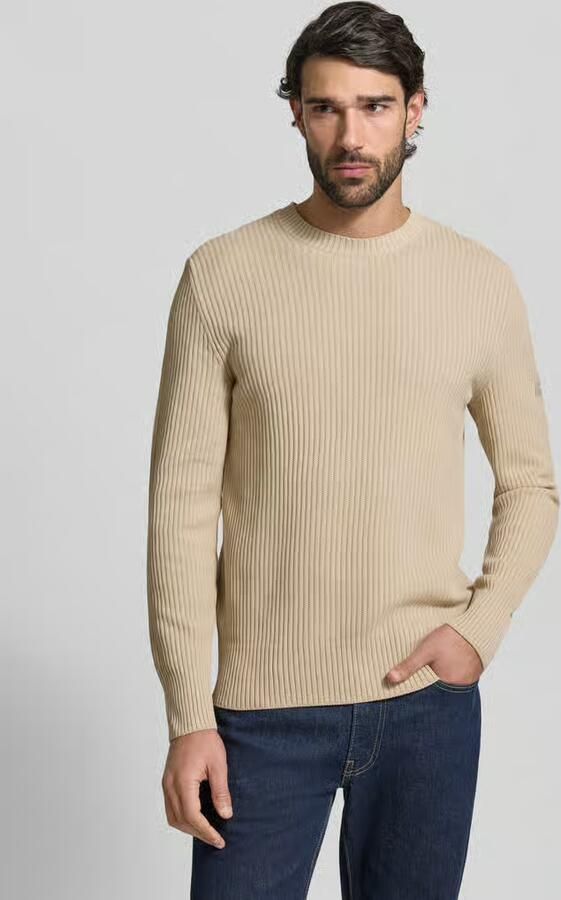 Marc O'Polo Regular Fit gebreide trui van puur katoen - Foto 3