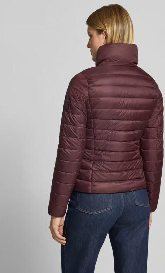 Marc O'Polo regular fit gewatteerd jack met opstaande kraag