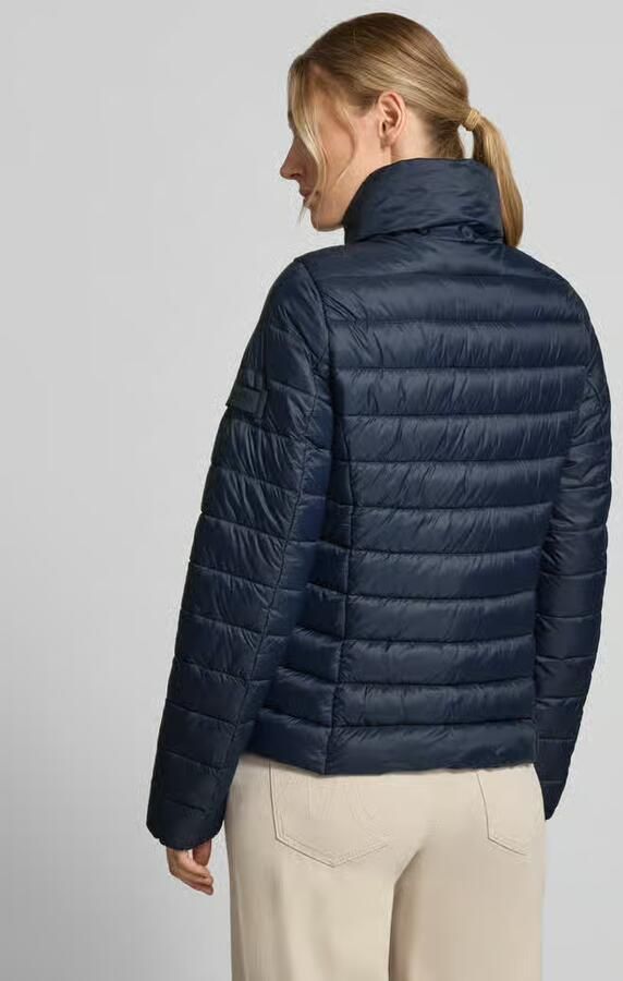 Marc O'Polo regular fit gewatteerd jack met opstaande kraag