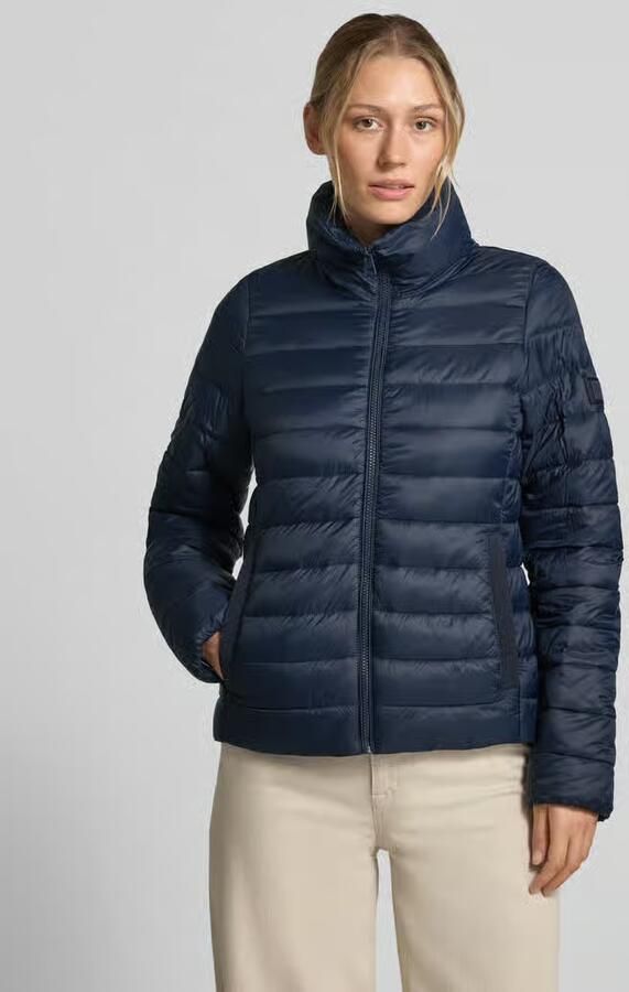 Marc O'Polo regular fit gewatteerd jack met opstaande kraag - Foto 3