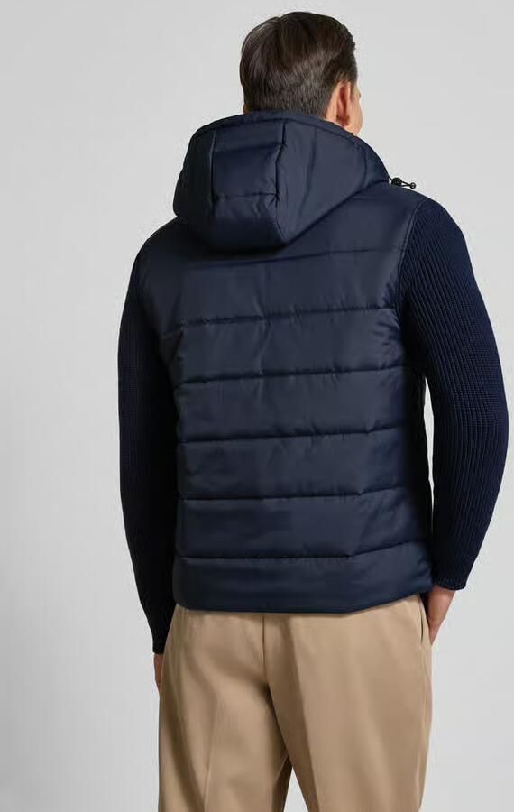 Marc O'Polo Regular fit gewatteerd jack van materiaalmix - Foto 2