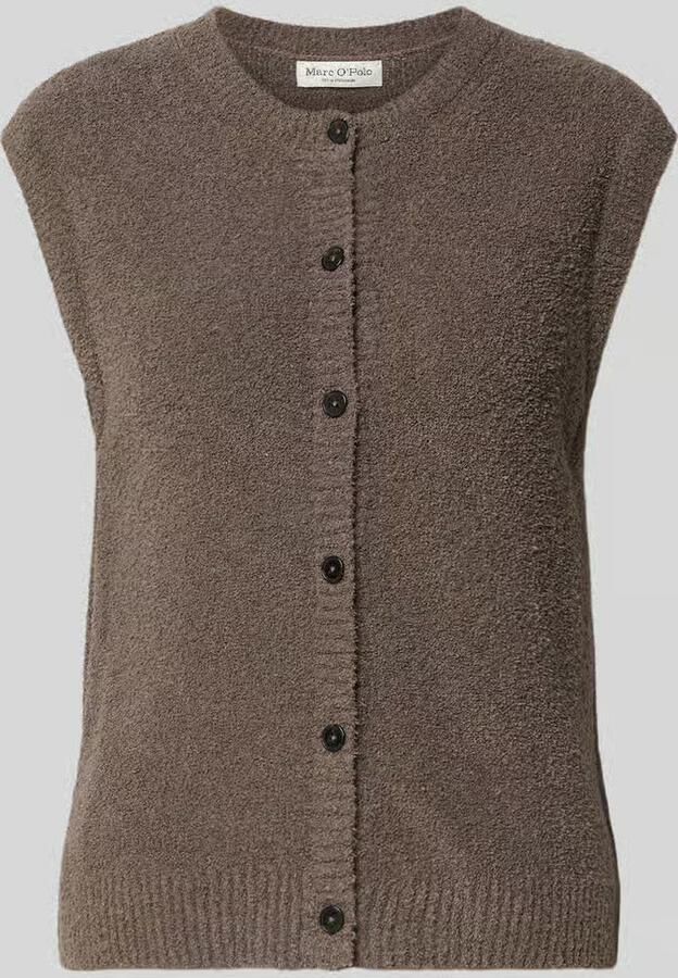 Marc O'Polo Regular fit gilet van badstof