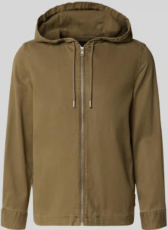 Marc O'Polo regular fit hemdjack met capuchon - Foto 2