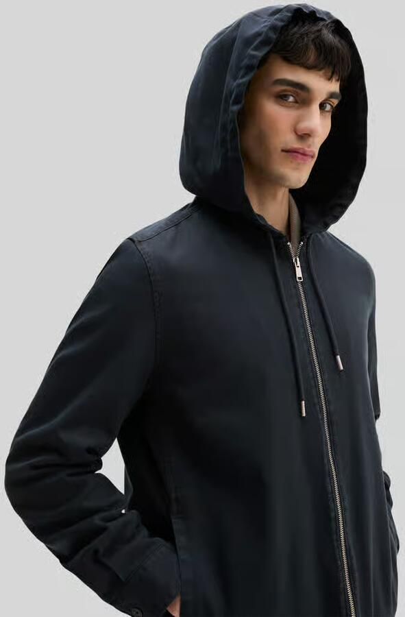 Marc O'Polo regular fit hemdjack met capuchon