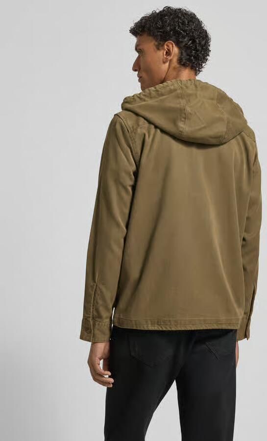 Marc O'Polo regular fit hemdjack met capuchon