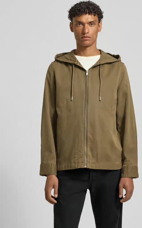 Marc O'Polo regular fit hemdjack met capuchon - Foto 4