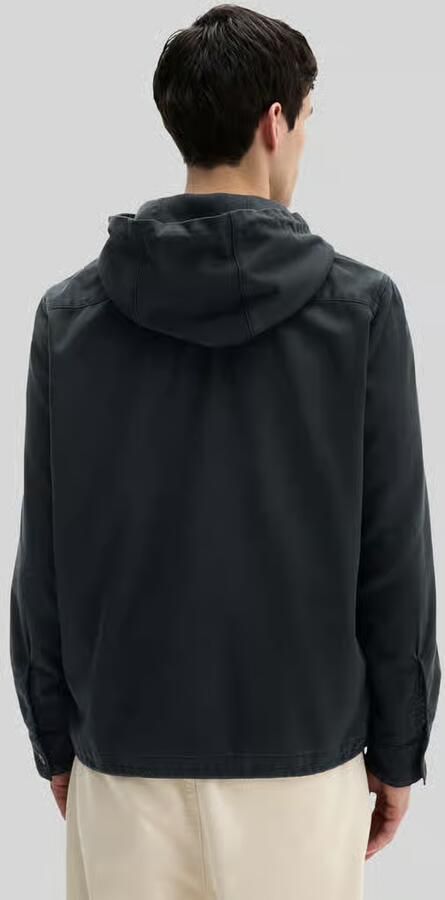 Marc O'Polo regular fit hemdjack met capuchon - Foto 3