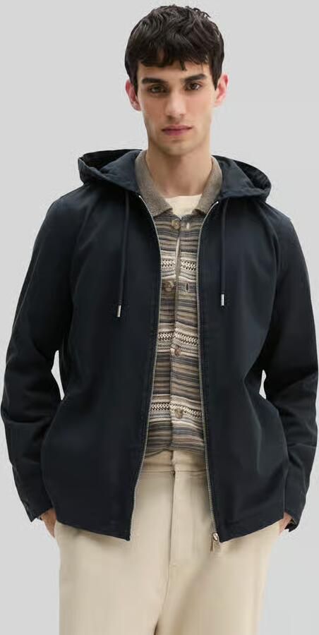 Marc O'Polo regular fit hemdjack met capuchon - Foto 2