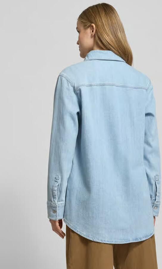 Marc O'Polo Regular fit jeansblouse van katoenmix
