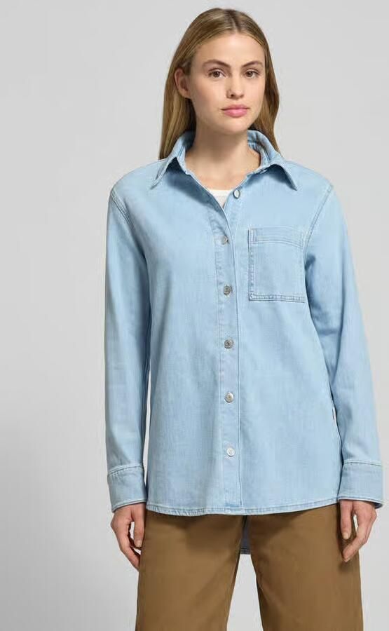 Marc O'Polo Regular fit jeansblouse van katoenmix - Foto 2