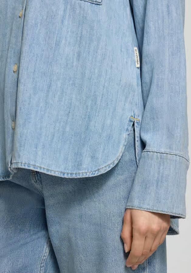 Marc O'Polo regular fit jeansblouse van puur katoen