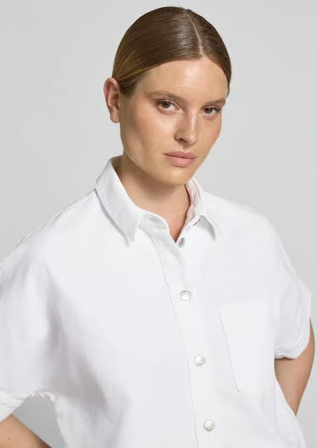 Marc O'Polo regular fit jeansjack van katoenmix
