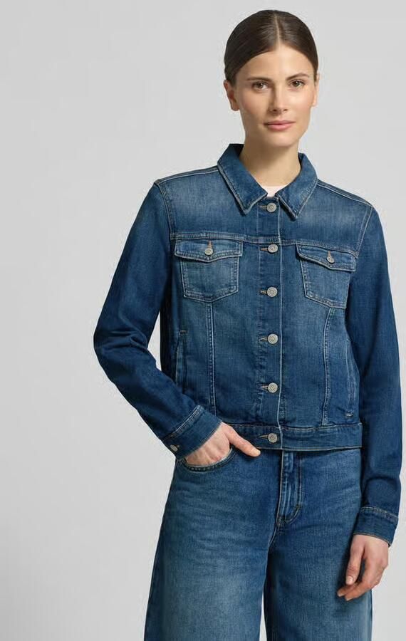 Marc O'Polo Regular fit Jeansjack van Katoenmix - Foto 3