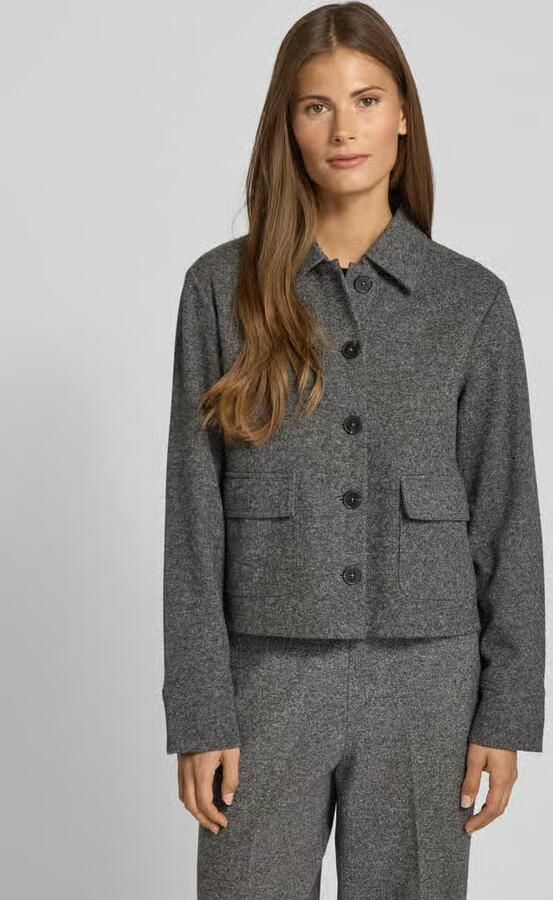 Marc O'Polo Regular fit korte blazer van katoenmix - Foto 2