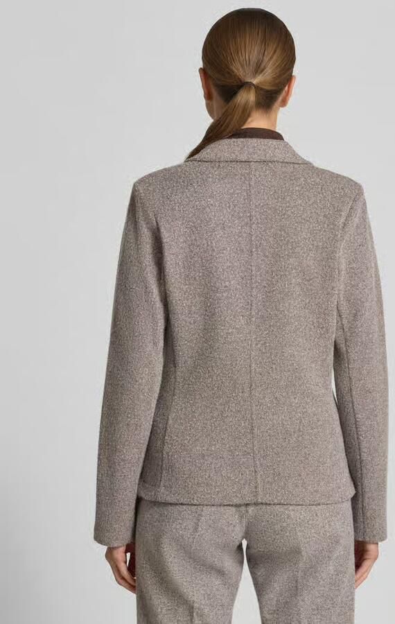 Marc O'Polo Regular fit korte blazer van katoenmix