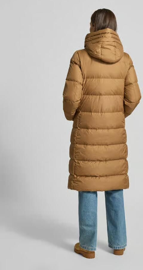 Marc O'Polo Regular fit lange donsjas met capuchon