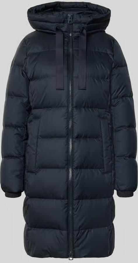 Marc O'Polo Regular fit lange donsjas met labelprint